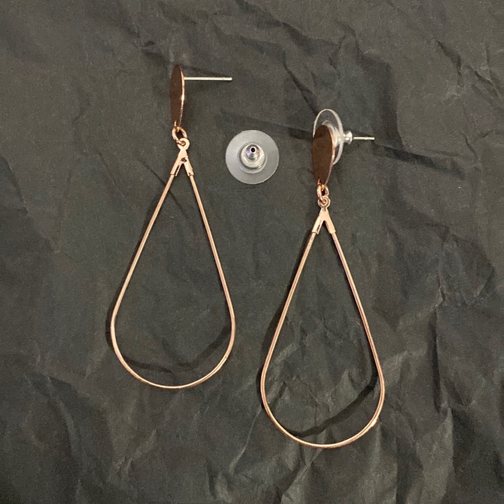 copper teardrops